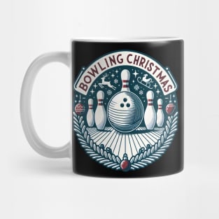 Bowling Christmas Mug